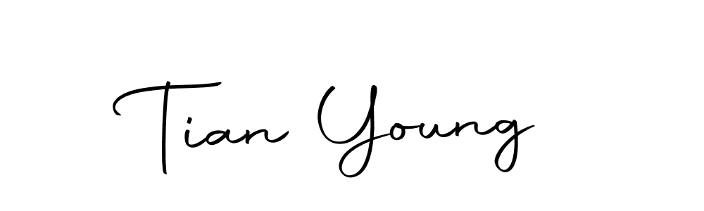 Use a signature maker to create a handwritten signature online. With this signature software, you can design (Autography-DOLnW) your own signature for name Tian Young. Tian Young signature style 10 images and pictures png