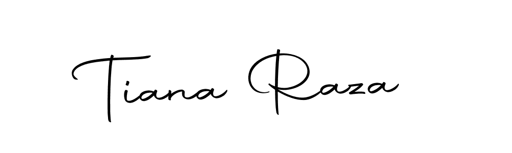 How to make Tiana Raza name signature. Use Autography-DOLnW style for creating short signs online. This is the latest handwritten sign. Tiana Raza signature style 10 images and pictures png