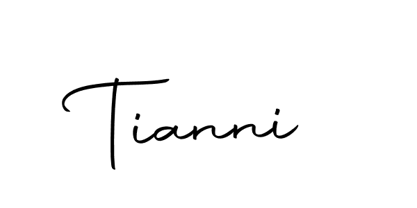 You should practise on your own different ways (Autography-DOLnW) to write your name (Tianni) in signature. don't let someone else do it for you. Tianni signature style 10 images and pictures png