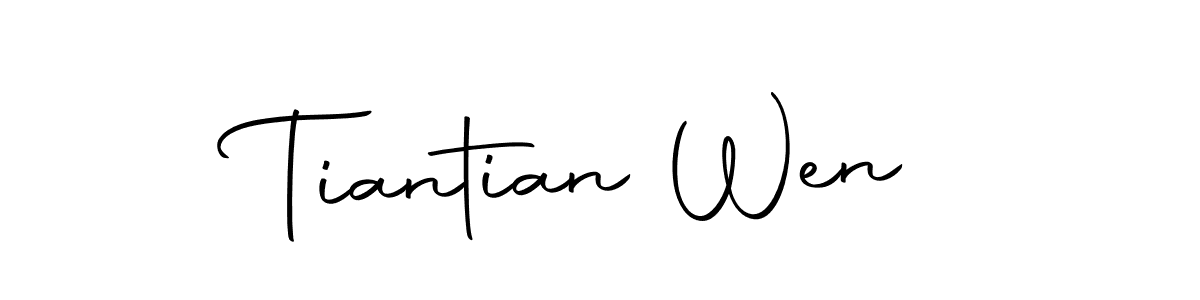 You can use this online signature creator to create a handwritten signature for the name Tiantian Wen. This is the best online autograph maker. Tiantian Wen signature style 10 images and pictures png