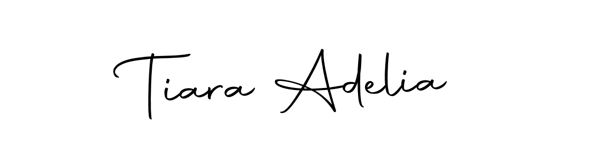 Design your own signature with our free online signature maker. With this signature software, you can create a handwritten (Autography-DOLnW) signature for name Tiara Adelia. Tiara Adelia signature style 10 images and pictures png