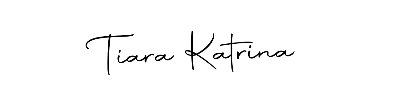 The best way (Autography-DOLnW) to make a short signature is to pick only two or three words in your name. The name Tiara Katrina include a total of six letters. For converting this name. Tiara Katrina signature style 10 images and pictures png