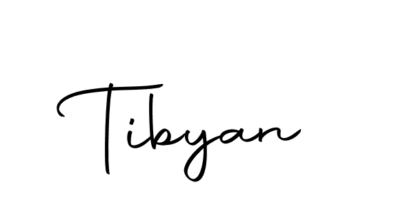 Create a beautiful signature design for name Tibyan. With this signature (Autography-DOLnW) fonts, you can make a handwritten signature for free. Tibyan signature style 10 images and pictures png