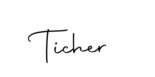 Ticher stylish signature style. Best Handwritten Sign (Autography-DOLnW) for my name. Handwritten Signature Collection Ideas for my name Ticher. Ticher signature style 10 images and pictures png