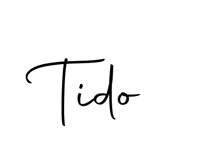 The best way (Autography-DOLnW) to make a short signature is to pick only two or three words in your name. The name Tido include a total of six letters. For converting this name. Tido signature style 10 images and pictures png
