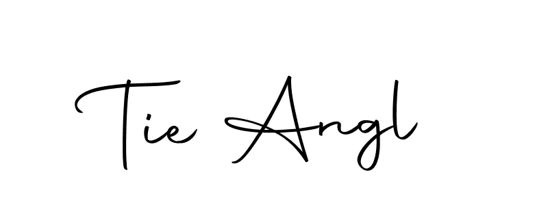 How to make Tie Angl name signature. Use Autography-DOLnW style for creating short signs online. This is the latest handwritten sign. Tie Angl signature style 10 images and pictures png