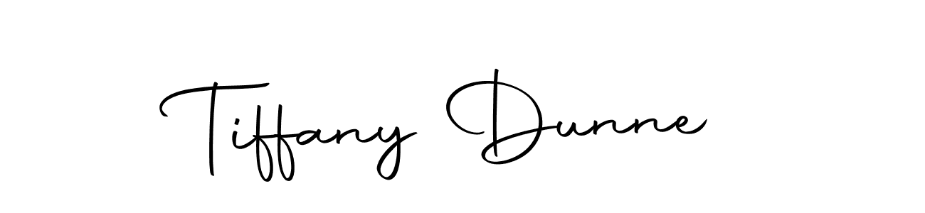 Make a beautiful signature design for name Tiffany Dunne. With this signature (Autography-DOLnW) style, you can create a handwritten signature for free. Tiffany Dunne signature style 10 images and pictures png