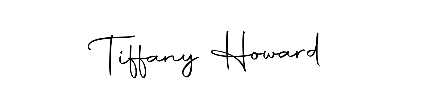 Create a beautiful signature design for name Tiffany Howard. With this signature (Autography-DOLnW) fonts, you can make a handwritten signature for free. Tiffany Howard signature style 10 images and pictures png