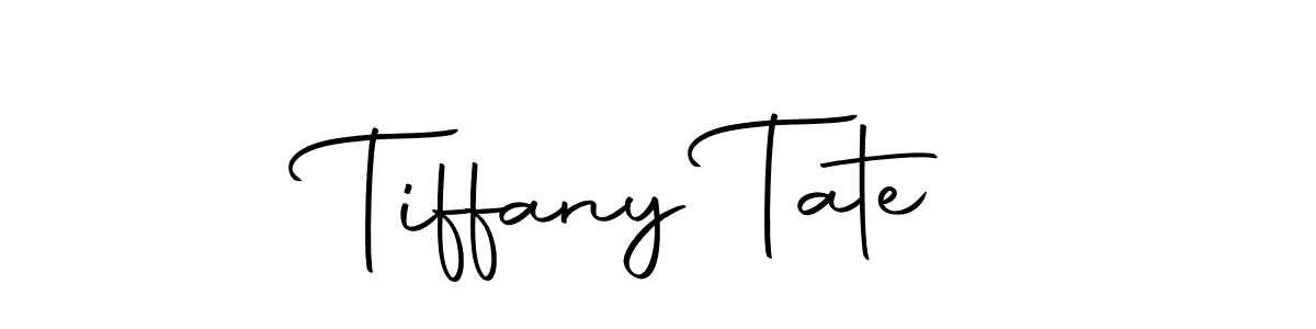 Make a beautiful signature design for name Tiffany Tate. With this signature (Autography-DOLnW) style, you can create a handwritten signature for free. Tiffany Tate signature style 10 images and pictures png
