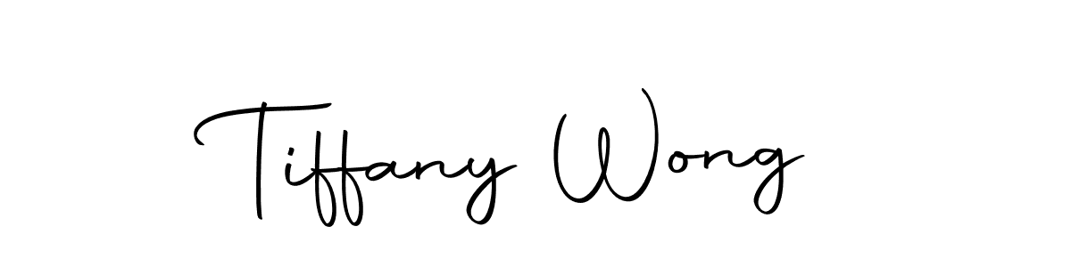 Create a beautiful signature design for name Tiffany Wong. With this signature (Autography-DOLnW) fonts, you can make a handwritten signature for free. Tiffany Wong signature style 10 images and pictures png