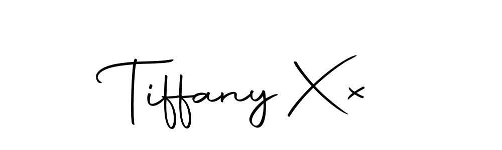 Design your own signature with our free online signature maker. With this signature software, you can create a handwritten (Autography-DOLnW) signature for name Tiffany Xx. Tiffany Xx signature style 10 images and pictures png