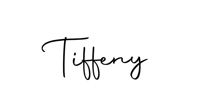 Create a beautiful signature design for name Tiffeny. With this signature (Autography-DOLnW) fonts, you can make a handwritten signature for free. Tiffeny signature style 10 images and pictures png