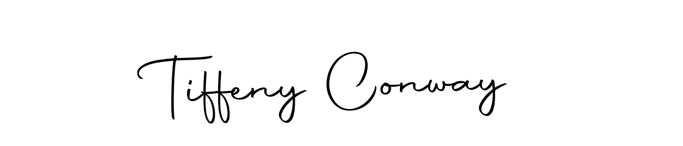 Use a signature maker to create a handwritten signature online. With this signature software, you can design (Autography-DOLnW) your own signature for name Tiffeny Conway. Tiffeny Conway signature style 10 images and pictures png