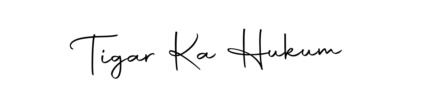 Make a beautiful signature design for name Tigar Ka Hukum. With this signature (Autography-DOLnW) style, you can create a handwritten signature for free. Tigar Ka Hukum signature style 10 images and pictures png