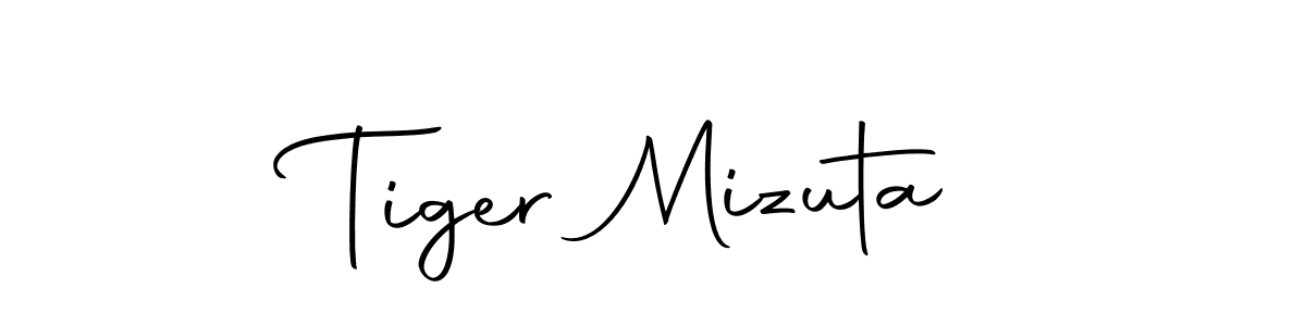 Create a beautiful signature design for name Tiger Mizuta. With this signature (Autography-DOLnW) fonts, you can make a handwritten signature for free. Tiger Mizuta signature style 10 images and pictures png