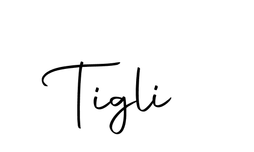 Make a beautiful signature design for name Tigli. With this signature (Autography-DOLnW) style, you can create a handwritten signature for free. Tigli signature style 10 images and pictures png