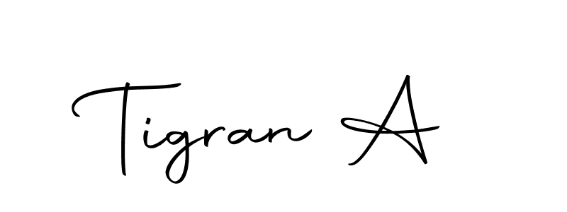 Make a beautiful signature design for name Tigran A. With this signature (Autography-DOLnW) style, you can create a handwritten signature for free. Tigran A signature style 10 images and pictures png