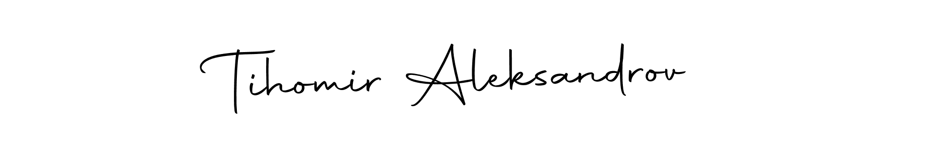 You can use this online signature creator to create a handwritten signature for the name Tihomir Aleksandrov. This is the best online autograph maker. Tihomir Aleksandrov signature style 10 images and pictures png