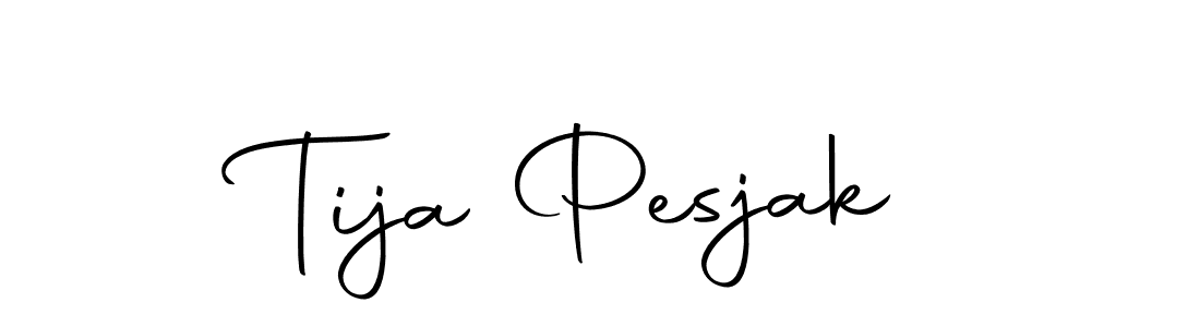Design your own signature with our free online signature maker. With this signature software, you can create a handwritten (Autography-DOLnW) signature for name Tija Pesjak. Tija Pesjak signature style 10 images and pictures png