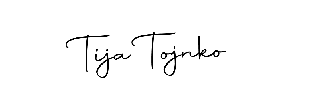 Use a signature maker to create a handwritten signature online. With this signature software, you can design (Autography-DOLnW) your own signature for name Tija Tojnko. Tija Tojnko signature style 10 images and pictures png