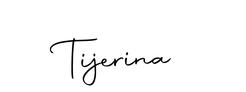 Tijerina stylish signature style. Best Handwritten Sign (Autography-DOLnW) for my name. Handwritten Signature Collection Ideas for my name Tijerina. Tijerina signature style 10 images and pictures png