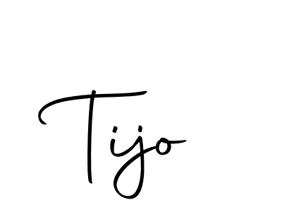 How to make Tijo signature? Autography-DOLnW is a professional autograph style. Create handwritten signature for Tijo name. Tijo signature style 10 images and pictures png