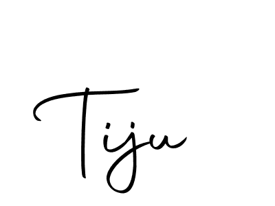 Design your own signature with our free online signature maker. With this signature software, you can create a handwritten (Autography-DOLnW) signature for name Tiju. Tiju signature style 10 images and pictures png