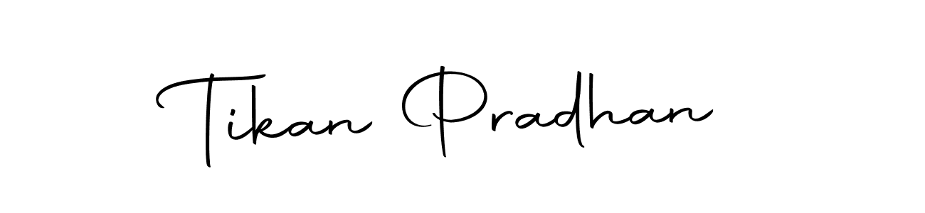 Make a beautiful signature design for name Tikan Pradhan. With this signature (Autography-DOLnW) style, you can create a handwritten signature for free. Tikan Pradhan signature style 10 images and pictures png