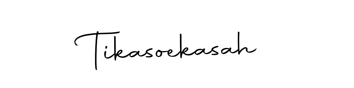 Create a beautiful signature design for name Tikasoekasah. With this signature (Autography-DOLnW) fonts, you can make a handwritten signature for free. Tikasoekasah signature style 10 images and pictures png