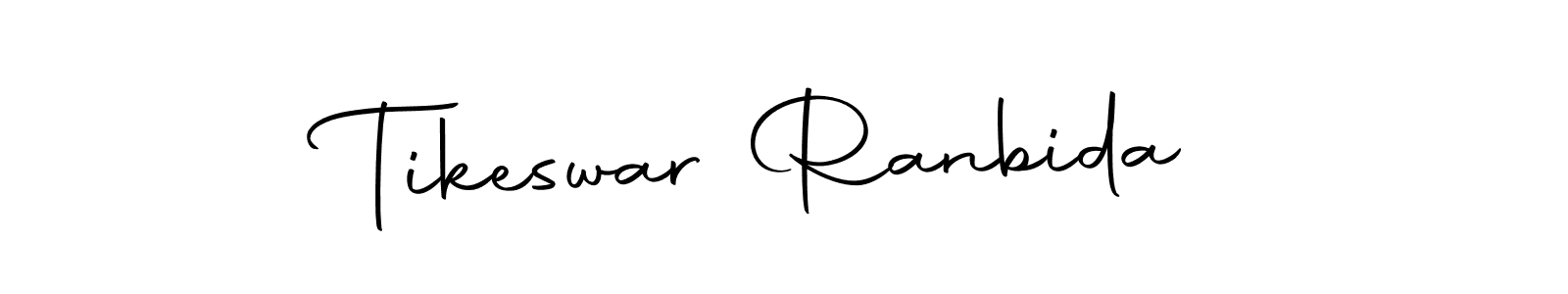 You can use this online signature creator to create a handwritten signature for the name Tikeswar Ranbida. This is the best online autograph maker. Tikeswar Ranbida signature style 10 images and pictures png