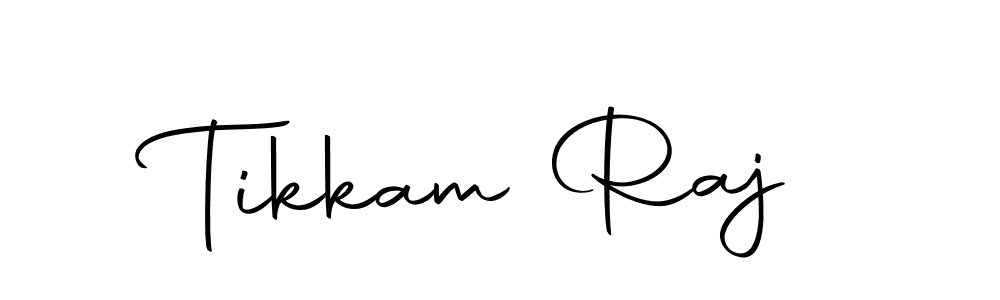 Make a beautiful signature design for name Tikkam Raj. With this signature (Autography-DOLnW) style, you can create a handwritten signature for free. Tikkam Raj signature style 10 images and pictures png