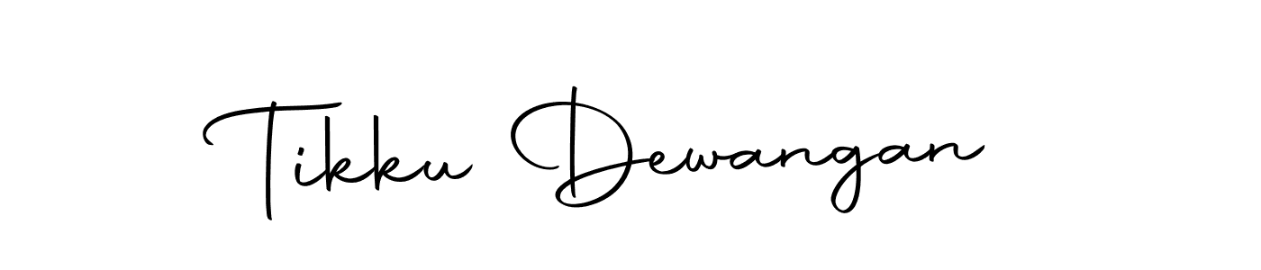 Use a signature maker to create a handwritten signature online. With this signature software, you can design (Autography-DOLnW) your own signature for name Tikku Dewangan. Tikku Dewangan signature style 10 images and pictures png