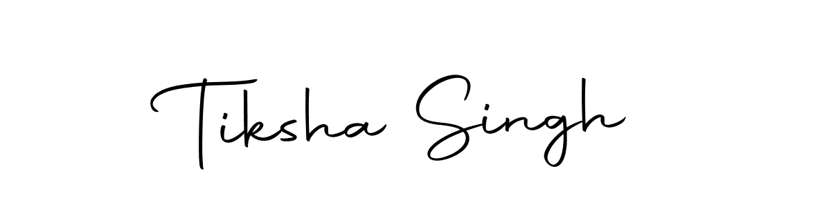 You should practise on your own different ways (Autography-DOLnW) to write your name (Tiksha Singh) in signature. don't let someone else do it for you. Tiksha Singh signature style 10 images and pictures png