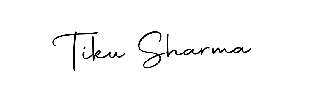 Make a beautiful signature design for name Tiku Sharma. Use this online signature maker to create a handwritten signature for free. Tiku Sharma signature style 10 images and pictures png