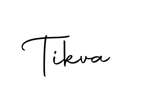 Make a beautiful signature design for name Tikva. Use this online signature maker to create a handwritten signature for free. Tikva signature style 10 images and pictures png