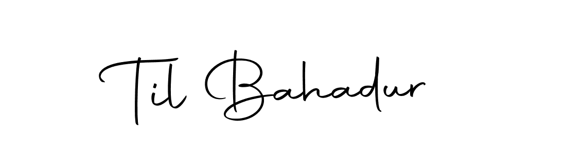 How to Draw Til Bahadur signature style? Autography-DOLnW is a latest design signature styles for name Til Bahadur. Til Bahadur signature style 10 images and pictures png