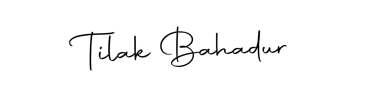 How to make Tilak Bahadur signature? Autography-DOLnW is a professional autograph style. Create handwritten signature for Tilak Bahadur name. Tilak Bahadur signature style 10 images and pictures png
