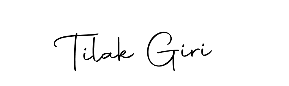 Use a signature maker to create a handwritten signature online. With this signature software, you can design (Autography-DOLnW) your own signature for name Tilak Giri. Tilak Giri signature style 10 images and pictures png