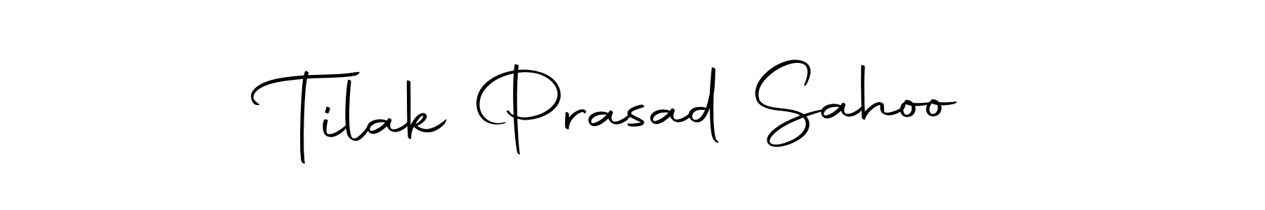 Also we have Tilak Prasad Sahoo name is the best signature style. Create professional handwritten signature collection using Autography-DOLnW autograph style. Tilak Prasad Sahoo signature style 10 images and pictures png