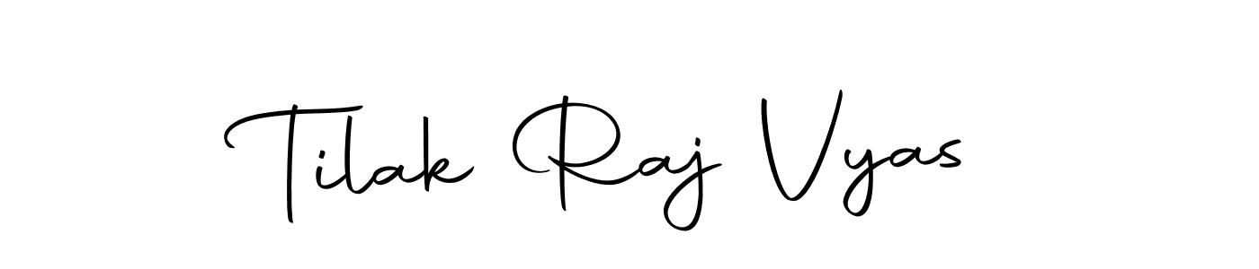 Make a beautiful signature design for name Tilak Raj Vyas. Use this online signature maker to create a handwritten signature for free. Tilak Raj Vyas signature style 10 images and pictures png