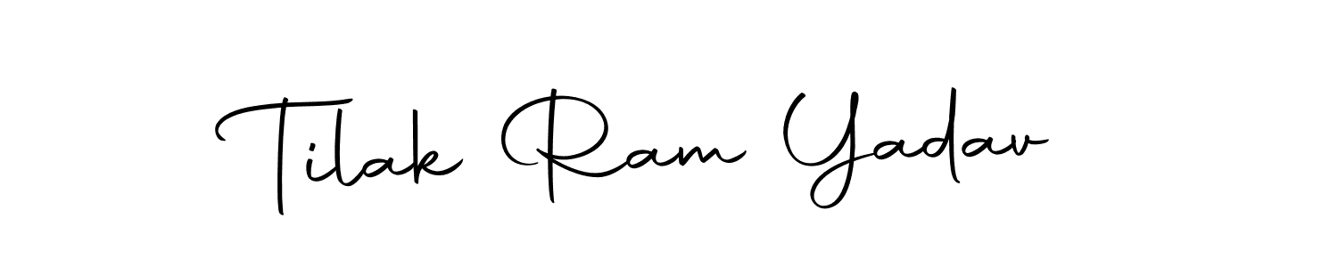Tilak Ram Yadav stylish signature style. Best Handwritten Sign (Autography-DOLnW) for my name. Handwritten Signature Collection Ideas for my name Tilak Ram Yadav. Tilak Ram Yadav signature style 10 images and pictures png