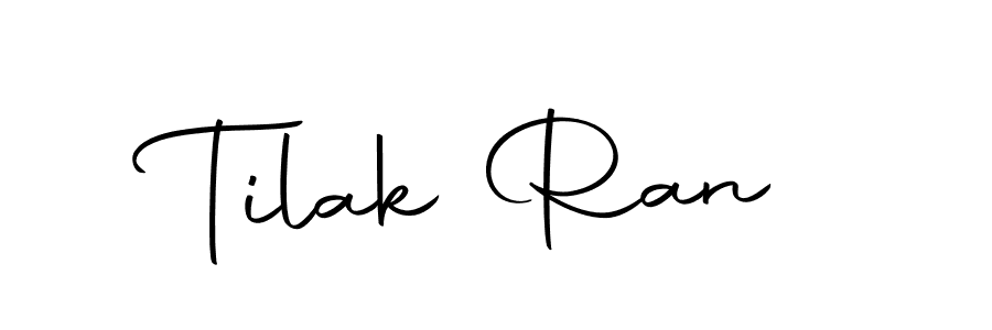 if you are searching for the best signature style for your name Tilak Ran. so please give up your signature search. here we have designed multiple signature styles  using Autography-DOLnW. Tilak Ran signature style 10 images and pictures png