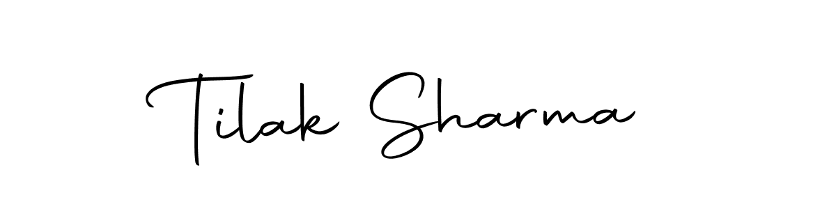 How to make Tilak Sharma signature? Autography-DOLnW is a professional autograph style. Create handwritten signature for Tilak Sharma name. Tilak Sharma signature style 10 images and pictures png