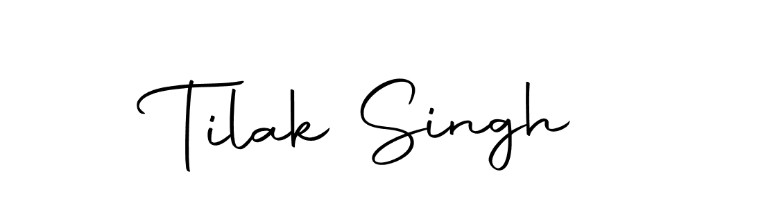 The best way (Autography-DOLnW) to make a short signature is to pick only two or three words in your name. The name Tilak Singh include a total of six letters. For converting this name. Tilak Singh signature style 10 images and pictures png