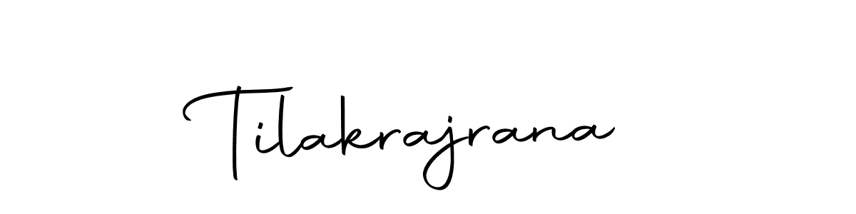 You can use this online signature creator to create a handwritten signature for the name Tilakrajrana. This is the best online autograph maker. Tilakrajrana signature style 10 images and pictures png