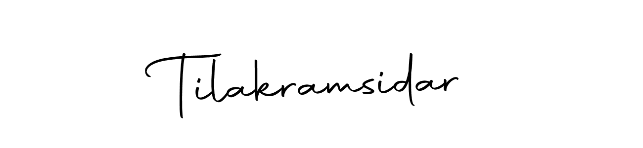 Tilakramsidar stylish signature style. Best Handwritten Sign (Autography-DOLnW) for my name. Handwritten Signature Collection Ideas for my name Tilakramsidar. Tilakramsidar signature style 10 images and pictures png