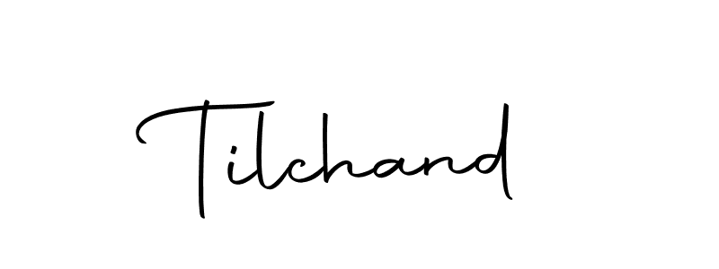 Here are the top 10 professional signature styles for the name Tilchand. These are the best autograph styles you can use for your name. Tilchand signature style 10 images and pictures png