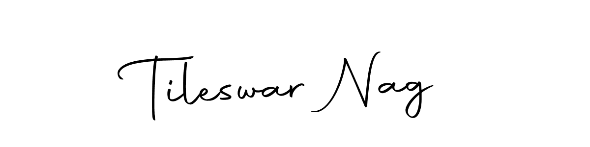 if you are searching for the best signature style for your name Tileswar Nag. so please give up your signature search. here we have designed multiple signature styles  using Autography-DOLnW. Tileswar Nag signature style 10 images and pictures png