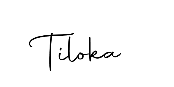 Here are the top 10 professional signature styles for the name Tiloka. These are the best autograph styles you can use for your name. Tiloka signature style 10 images and pictures png