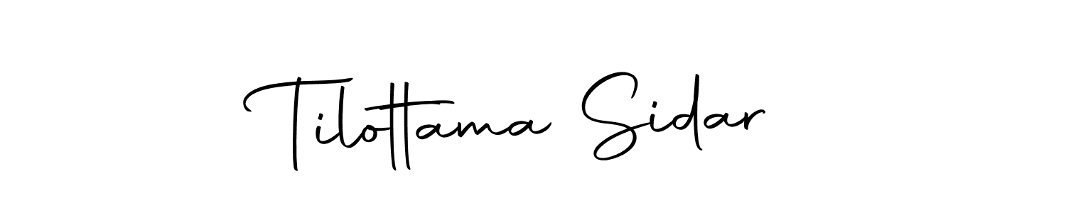 How to make Tilottama Sidar signature? Autography-DOLnW is a professional autograph style. Create handwritten signature for Tilottama Sidar name. Tilottama Sidar signature style 10 images and pictures png